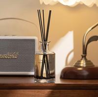 Coffrets Cadeaux Diffuseurs à Bâtonnets Sans Flamme d'Huiles Essentielles pour Aromathérapie, Désodorisant d'Ambiance et Guérison des Chakras pour Hôtels
