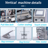 Verticale honing fruit sap siroop drank mango sapcentrifuge tomaten garnalenpasta dipsaus fruitpulp verpakkingsmachine