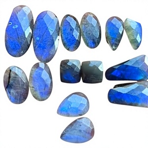 FAIJAN GEMS - Gemas de Labradorita Natural en Forma de Cabujón, Pulimentadas, Brillantes, de Diferentes Formas, Sueltas, Calidad Certificada por Terceros - Product Image 1