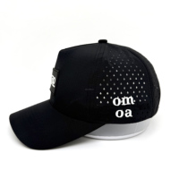 Casquette de Baseball à séchage rapide classique Vintage 5 panneaux chapeau de Golf pour adultes personnalisé en caoutchouc Patch Logo fait Oxford tissu en gros