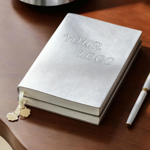 High Quality A5 PU Leather <strong>Notebook</strong> with Embossed Logo Straps Pen Cases Journal Diary Journal <strong>Hard</strong> <strong>Cover</strong> Print Note Book - Product Image 1