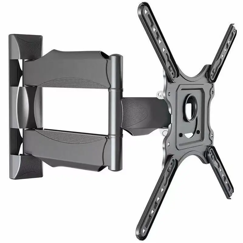 2023 Best Selling New full motion tv wall mount for black steel s tv wall mount bracket tv long stand for living room