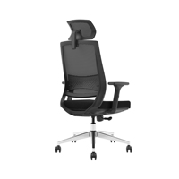 Chaise de bureau de direction moderne en Chine, confortable, pivotante en maille métallique avec appui-tête réglable à vendre