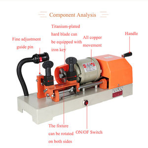 RH-2 chìa khóa ô tô nhân đôi thiết bị công cụ thợ khóa thiết yếu Máy cắt chìa khóa đa chức năng - Product Image 5
