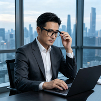 Lunettes Intelligentes IA Plein Cadre HONGYUN KRETA-V41 2026 avec Longue Autonomie, Traduction en Temps Réel, Musique Sans Fil et Appels Mains Libres