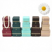 Coffret à bijoux personnalisé pour boucles d'oreilles, emballage de bijoux, bracelet, bracelet de couple, boîte à bague en diamant, boîte à bijoux avec logo personnalisé pour bracelet jonc