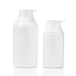 化妆品包装空塑料身体乳液泵瓶300毫升500毫升乳液白色沐浴露塑料洗发水瓶