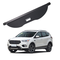 Vente en gros pare-soleil arrière rétractable Couvre-bagages arrière noir Coffre Tonneau Couvre-bagages pour Ford Kuga 2013-2018