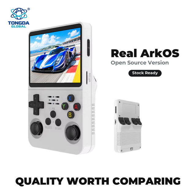 Open Source ArkOS Linux System 3.5inch Mini Pocket Handheld Game Player 40000+Games Classic Retro Video Game Console Bulk OEM