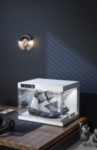 Clear White Door Storage Auto Container Visible <strong>Shoe</strong> Box Antbox Foldable Plastic <strong>Shoes</strong> <strong>Organiser</strong> - Product Image 3