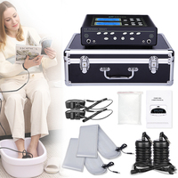 Bain de pieds détox ionique double HK-809 de spa ionique avec ceinture chauffante pour le lavage des pieds machine détox