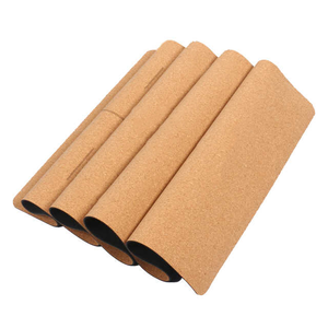 Personnalisé Étiquette Privée D'impression Écologique <span class=keywords><strong>5mm</strong></span> D'épaisseur Organique Naturel Tapis de Yoga En Liège - Product Image 1