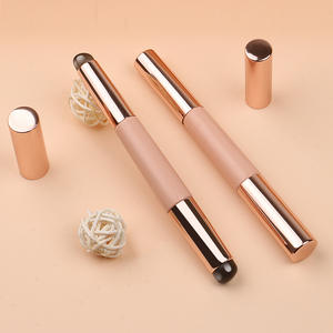 2 1 çift uçlu dudak parlatıcısı aplikatör ruj karıştırma fırçası özel Logo kapatıcı makyaj fırçalar yüz kullanılan göz farı maskara - Product Image 3