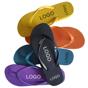 В наличии, однотонные модные стельки с логотипом на заказ, шлепанцы для пляжа, шлепанцы для женщин - Product Image 3