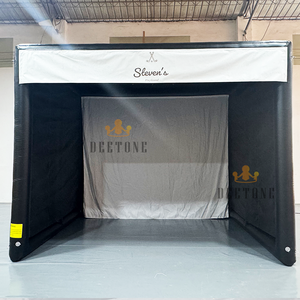 Tente gonflable hermétique de simulateur de golf portable commercial avec cage d’entraînement et enceinte de tir - Product Image 3