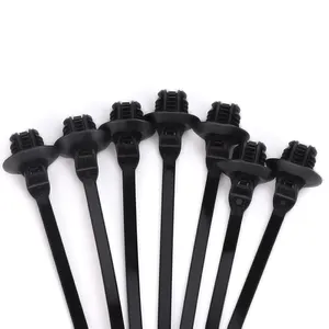 5*170mm Secure and Swift: Fir Tree Head Cable Zip Ties for Oval Holes in Automotive Applications