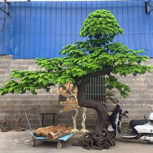 Grande Albero Bonsai Artificiale <span class=keywords><strong>Verde</strong></span> Naturale da 1M 2M 3M per Interni ed Esterni, Pianta di Pino Artificiale per Decorazione Giardino - Product Image 4