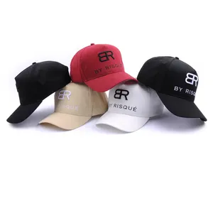 Precio de fábrica deportes al aire libre mujeres bordado personalizado estructurado 5 paneles blanco hombres gorras de béisbol sombreros