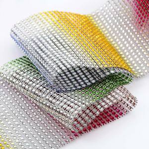 งานเย็บเสื้อผ้าคริสต์มาสแบบทำมือตาข่ายปักลวดพลาสติกชุบเงิน24แถวชุบทองไม่ใช่พลอยเทียม - Product Image 6