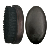 Nouvelle brosse à barbe en bois naturel miniature pour hommes, en bambou vintage, pour un massage du visage qui fait des merveilles pour démêler les barbes