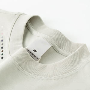 T-shirt unisexe surdimensionné en coton 100% respirant, imprimé lettres, fabriqué par un fabricant de vêtements de rue - Product Image 3