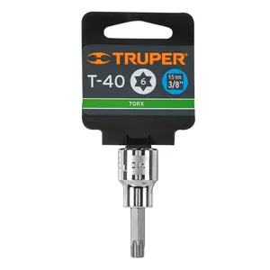 BOX 6 Douille Torx T-40, entraînement 3/8'', TRUPER - Product Image 4