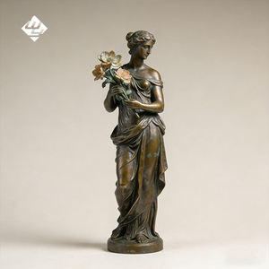 Statue traditionnelle <span class=keywords><strong>en</strong></span> bronze coulé de la déesse des quatre <span class=keywords><strong>saisons</strong></span>, décoration paysagère pour parc extérieur - Product Image 2