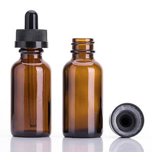 Botella de Vidrio Boston de 1-32 oz en Color Ámbar Morado y Azul, con Serigrafía y Gotero Mate <span class=keywords><strong>para</strong></span> Gotas <span class=keywords><strong>para</strong></span> los Ojos, en Oferta - Product Image 2