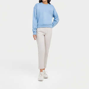 Fabricant d'équipement d'origine Lavage à l'acide 3D brodé en relief imprimé bouffant éponge 100% coton Sweat-shirt Fabricants Streetwear pour Femmes Logo personnalisé - Product Image 1