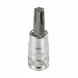 Llave de vaso métrica industrial Fervi con inserto Torx de 6 mm, de acero al cromo vanadio cromado para llaves hexagonales - Product Image 2