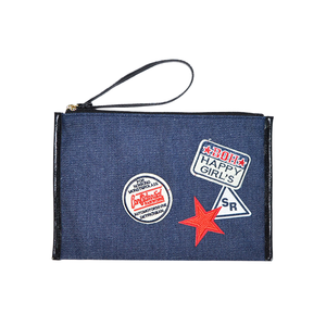 Custom PU Leather Envelope Clutch Bag Purse for Men Popular Black Custom Wholesale Evening Designer - Product Image 1