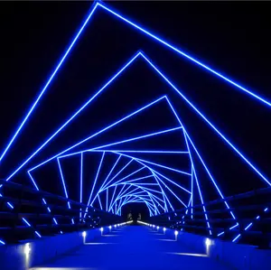 Neon Strip Licht 24V 48V Outdoor Ip67 Led Neon Lichten Waterdichte Dotless Verticale Bocht Neon Lichten