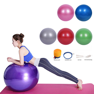 Pelota de Yoga de PVC antiexplosión, pelota de ejercicio gruesa, gimnasio en casa, Pilates, entrenamiento, pelota de equilibrio con bomba - Product Image 5
