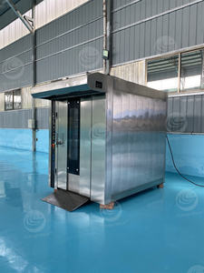 Rotary Rack croissant untuk memanggang roti memasak listrik gas diesel biskuit oven mesin roti Stainless Steel - Product Image 4