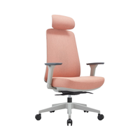 Chaise de bureau exécutive à dossier haut Mobilier élévateur ergonomique au design moderne avec tissu confortable et siège de travail en maille réglable