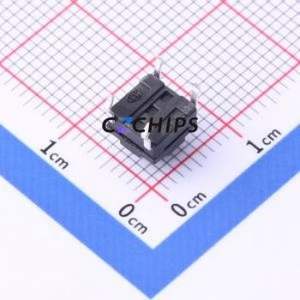 TS-KG10G-BB60F Tactile Switch Through hole Component (THT) Switch Single Pole Single Throw Round Button 2.5N Through Hole - Product Image 2