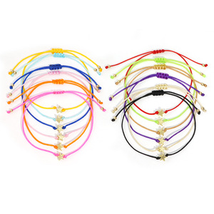 Hot Bán Handmade Có Thể Điều Chỉnh Đính Cườm Vòng Đeo Tay Sao Quyến Rũ Đầy Màu Sắc Chuỗi Dây Cho Phụ Nữ Cô Gái Tình Bạn Đồ Trang Sức-Hợp Kim - Product Image 1