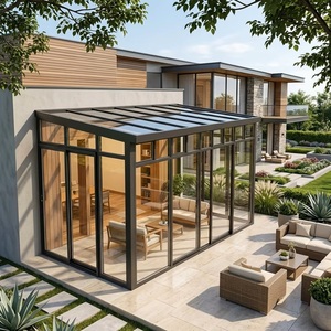 Invernaderos y Casas de Cristal Retráctiles Modernos de Alta Gama, Invernadero de Aluminio para Jardín, Patio o <span class=keywords><strong>Terraza</strong></span> - Product Image 1