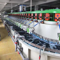 Ligne de production de système de revêtement liquide électrophorétique automatique pour usine de revêtement électronique, équipée d'un PLC