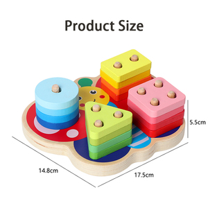 Hot New Arrivals Butterfly Columns Manufacturer Direct Sale Early Educational Educational Toys For Kids Learning For Boys Girls - Product Image 6