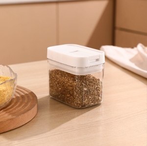 Apto para lavavajillas de lujo de alta calidad para Juego de contenedores POP de Material PP-Almacenamiento hermético de alimentos para azúcar de arroz y más - Product Image 2