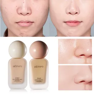 Private Label Korean Water proof Matte Make-up-Creme mit voller Abdeckung 30ml Bottle Liquid Foundation