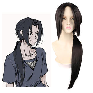 Pelucas <span class=keywords><strong>de</strong></span> <span class=keywords><strong>Cosplay</strong></span> <span class=keywords><strong>de</strong></span> <span class=keywords><strong>Uchiha</strong></span> <span class=keywords><strong>Itachi</strong></span>, Largas, Negras, Lisas y Sedosas, <span class=keywords><strong>de</strong></span> 32 Pulgadas, Peluca Sintética <span class=keywords><strong>de</strong></span> Anime Resistente al Calor - Product Image 1