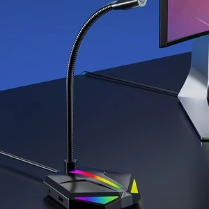 Tốt Nhất Bán Microphone Microphone Máy Tính Để Bàn Máy Tính Xách Tay Giao Diện USB Card Âm Thanh Có Dây Condenser Microphone Máy Tính - Product Image 2