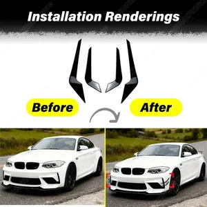 สำหรับรถยนต์ BMW ซีรีส์ 2 M2 F87 คูเป้ 2 ประตู ปี 2016 2017 2018 2019 2020 2021 ชุดแต่งกรอบช่องลมด้านข้างกันชนหน้า - Product Image 2