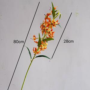 Arreglo Floral de Lirios Artificiales para Decoración del <span class=keywords><strong>Hogar</strong></span>, Sala de Estar, Mesa de Comedor, Decoración de Bodas - Product Image 6