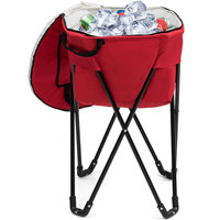 Glacière portable pliable isotherme rotomoulée 60L avec support et sac de transport pour canettes, idéale pour le camping