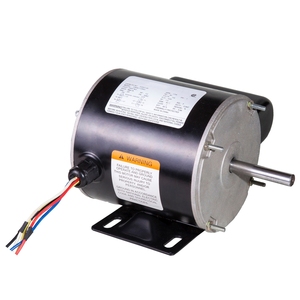Moteur asynchrone monophasé Nema, cadre 56, 1725 tr/min, 115/208-230V, 2 CV, base en acier laminé résiliente - Product Image 1