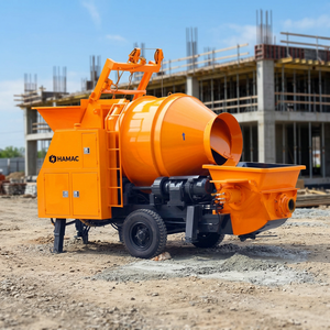 Mini-centrale à béton OEM, camion pompe à ciment, prix usine, électrique ou diesel, 50m vertical, vente directe pour chantier - Product Image 3