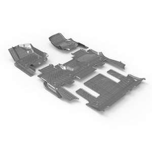 Tapis de voiture 5D TPE tapis de sol de voiture tapis de coffre de revêtement de sol tous temps pour <span class=keywords><strong>Ford</strong></span> EXPEDITION 8 sièges accessoires intérieurs - Product Image 3